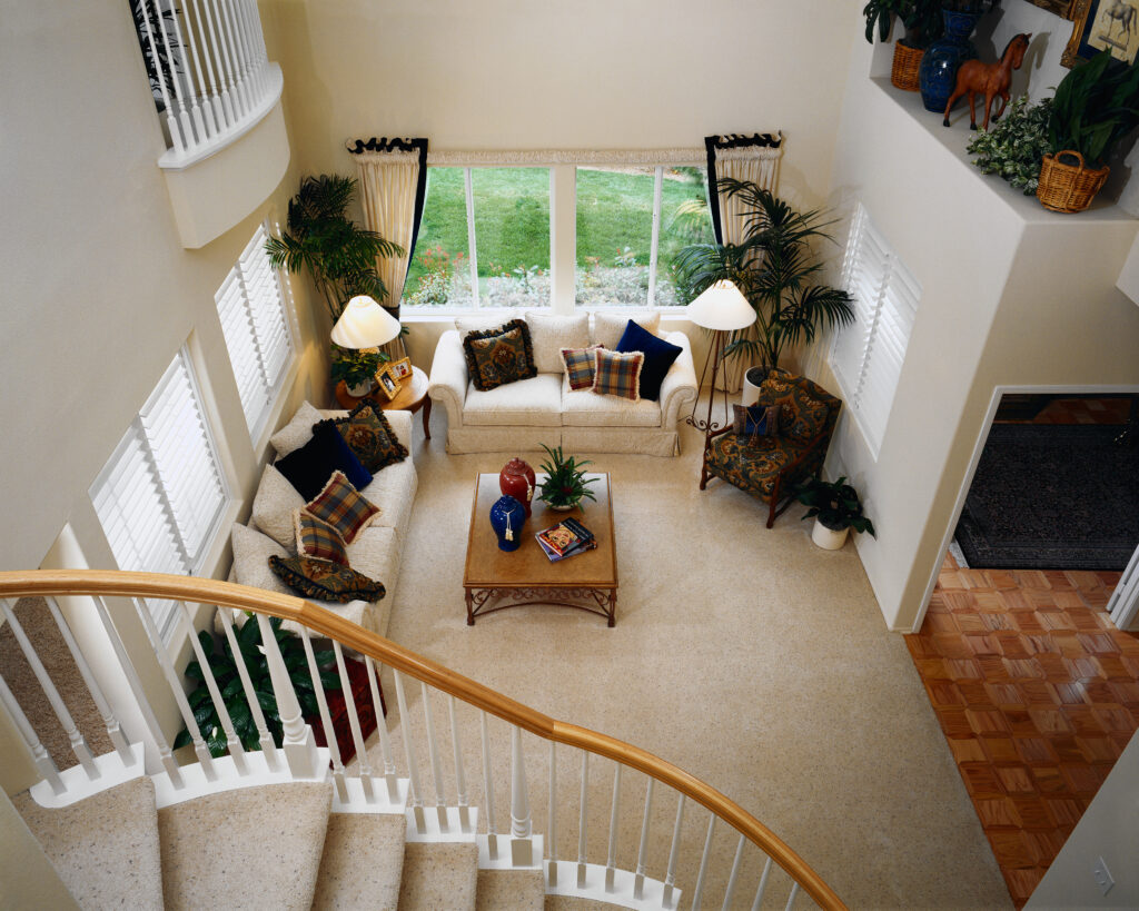 Carpeted Living Room